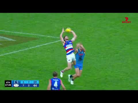 Qualifying Final Hostplus SANFL Snapshot - Central's Leyton Chisholm kicks the sealer