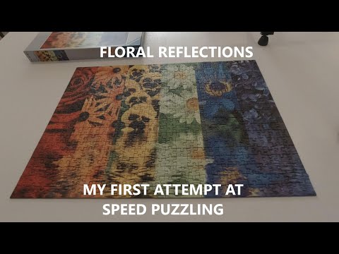 Floral Reflections - My first attempt at speed puzzling