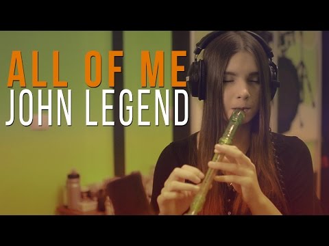 John Legend - All of me (recorder cover)