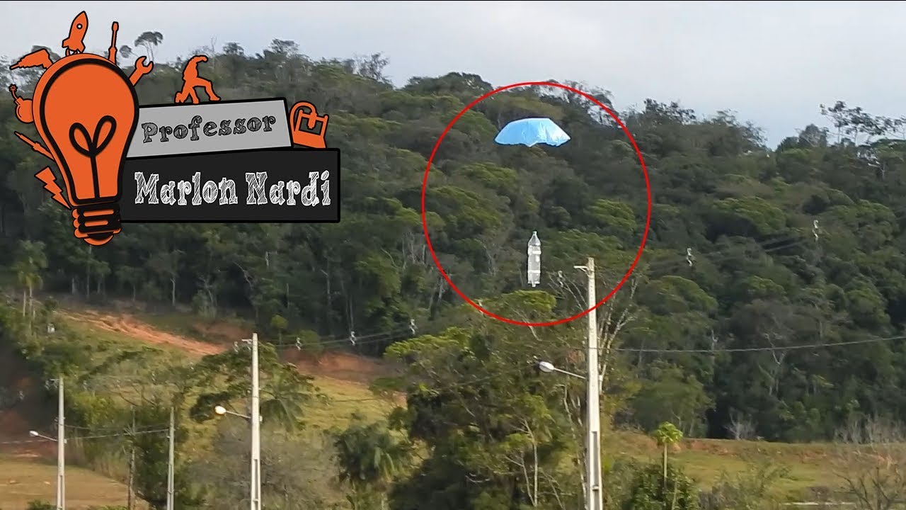 Rumo ao Espaço #1 - Como fazer um Foguete de Água com Paraquedas!!!