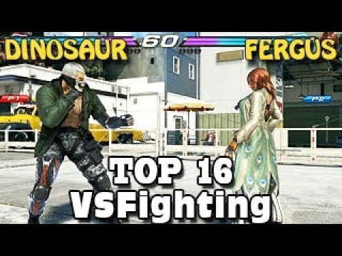 Dinosaur (Bryan) Vs Fergus (Katarina, Asuka) - TOP 16 - Tekken 7 World Tour