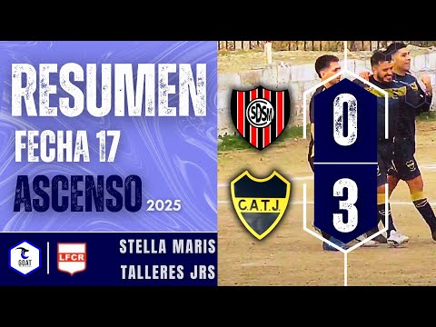 GOLEADA DE LA "T" EN STELLA | STELLA MARIS 0 - 3 TALLERES | RESUMEN Fecha 17 - Ascenso 2025