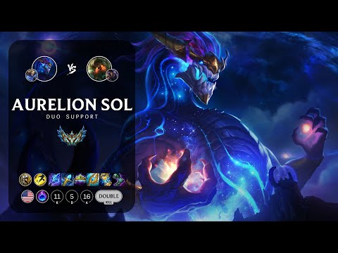 Aurelion Sol Support vs Nautilus - NA Challenger Patch 13.4