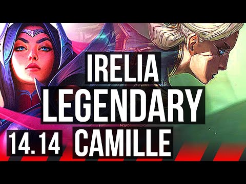 IRELIA vs CAMILLE (TOP) | 70% winrate, 7 solo kills, Legendary, 13/2/6 | EUW Master | 14.14