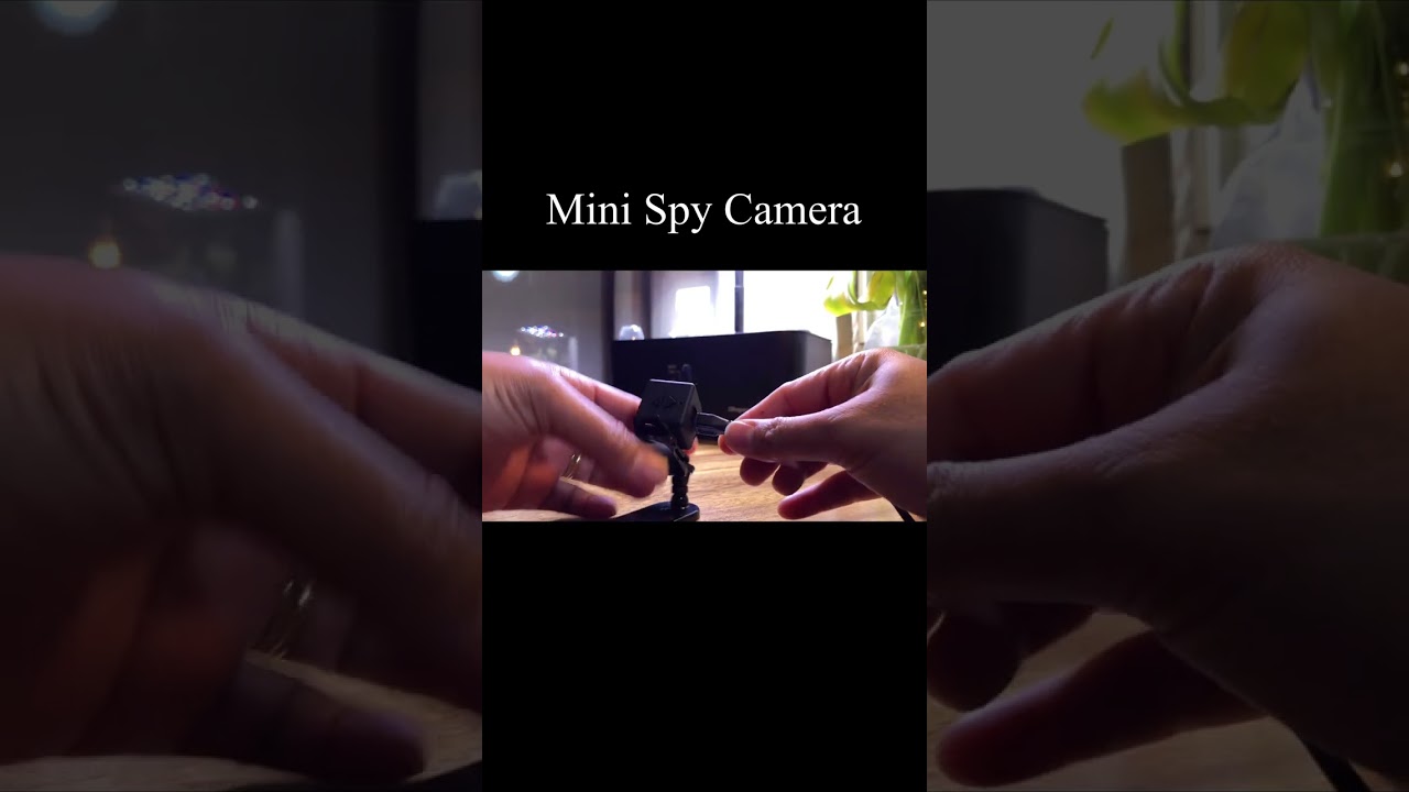 Mini Spy Camera  | Portable Small Camera with Motion Detection and Night Vision