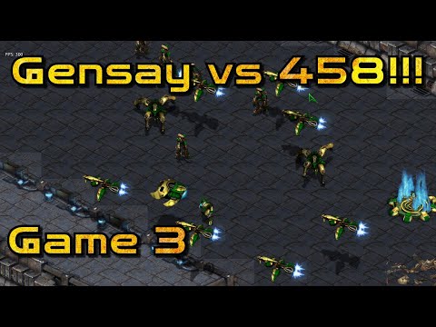 Gensay vs 458!!! Game 3 - Safety first so we can MACRO!