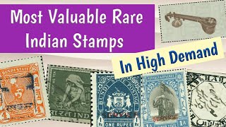 Most Expensive Stamps Of India In High Demand - Part 2 | Very Rare Valuable Indian Stamps