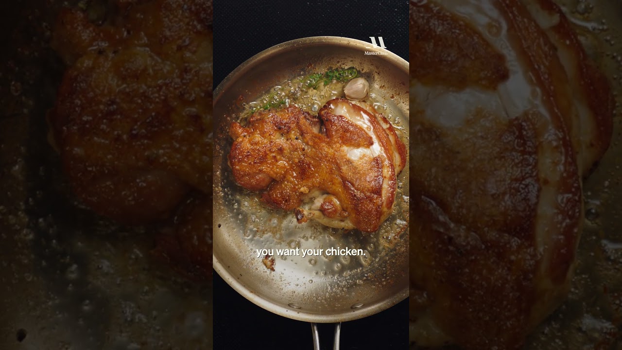 Pan-Fried Chicken with Garlic and Thyme