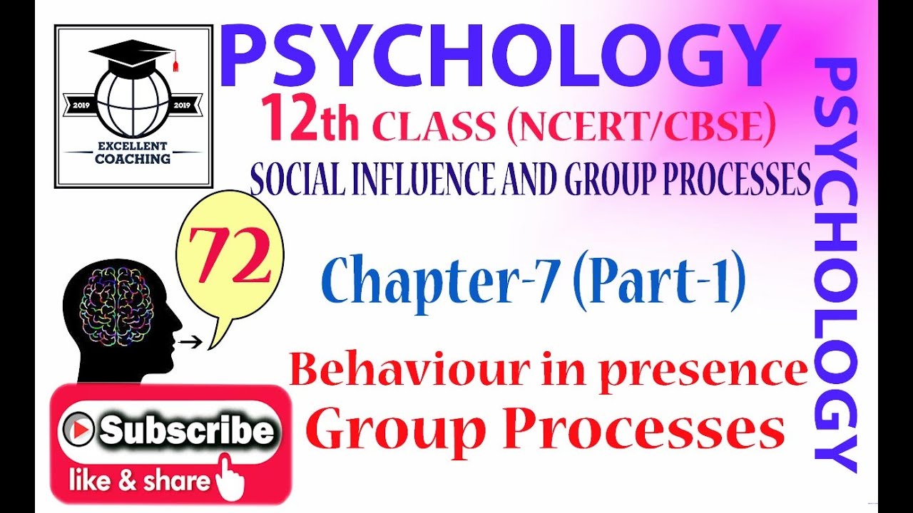 #Psychology|#12th|#Social Influence and Group Processes|#Behaviour in presence|#Chap 7|#Part 1