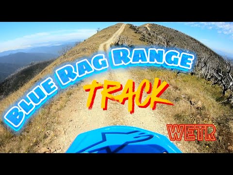 Dirt bike riding - Vic High Country - Blue Rag Range track - Western Enduro Trail Riders WETR