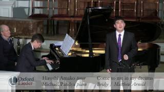 Young Artist Platform Auditions 2017: Hiroshi Amako & Michael Pandya - Come to me in my dreams