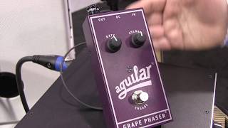 Video thumbnail for Aguilar Grape Phaser at Winter NAMM 2018 by The Bass Channel