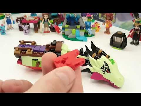 NEW Lego Elves The Goblin King's Evil Dragon 2017 Building Review 41183