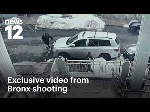 Surveillance video shows moment gunman opens fire in Bronx shooting | News 12