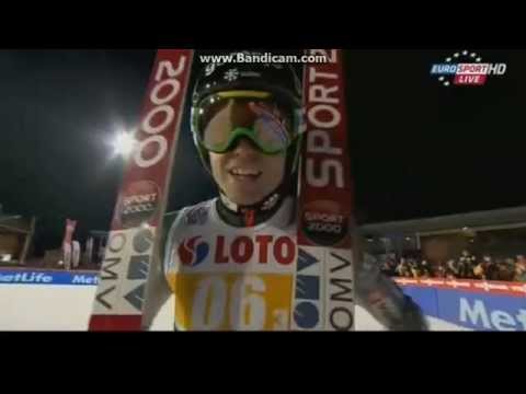 PŚ Zakopane 2015 - Jernej Damjan 136,5 m Kapitalny skok 2 seria Konkurs Drużynowy