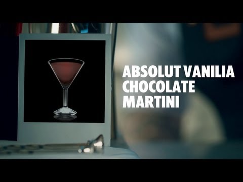 ABSOLUT VANILIA CHOCOLATE MARTINI DRINK RECIPE - HOW TO MIX