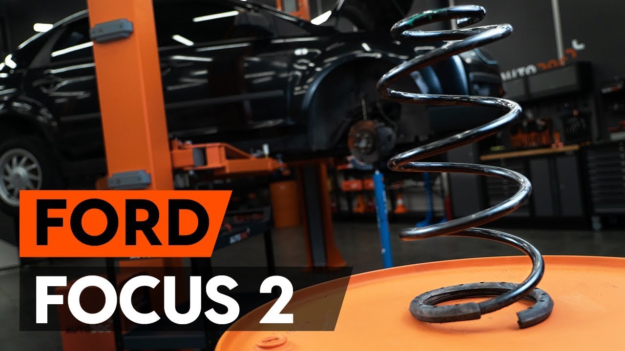 Como mudar molas de suspensão da parte dianteira em Ford Focus MK2 - guia de substituição
