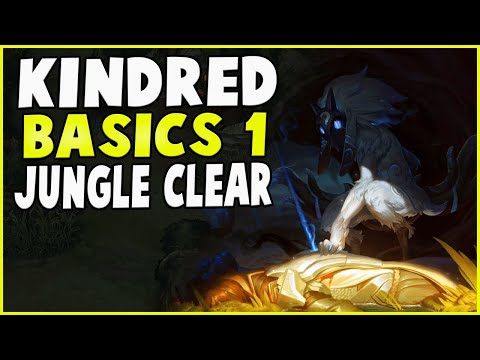 Kindred Beginner Tips #1 Basic Jungle Kiting and Clear - League Of Legends