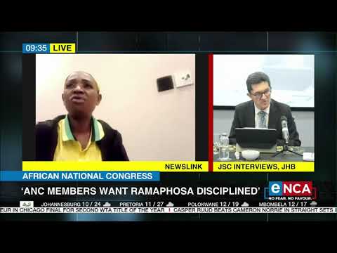ANC members want Ramaphosa disciplined