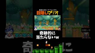 奇跡的に避け続けるのなんなのwww【目隠しマリオ】