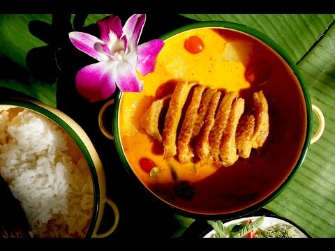 Rotes Thai-Curry mit gegrillter Ente SCHNELL kochen/ Originalrezept von Thailändern! Superlecker!