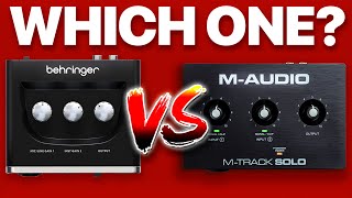 Video thumbnail for Choose Wisely: Behringer UM2 vs M Audio M Track Solo - Why You Should Avoid One by The GarageBand Guide