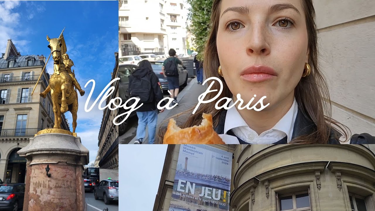 French Vlog à Paris (w/ FR SUBS) - Disappointing croissants, an underrated museum & my language exam