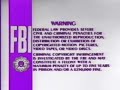 Purple FBI Warning Screens 1984 1991 Logo For NewAtor