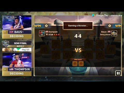 SWC2019 World Finals Thompsin vs Baus Semi Final