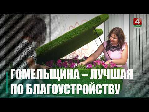 Лучшей по итогам Года благоустройства в Беларуси признана Гомельская область