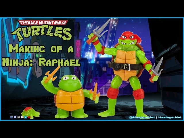 Vídeo relacionado con TEENAGE MUTANT NINJA Turtles: Mutant Mayhem Making of a Ninja Raphael Figura de acción Paquete de 3