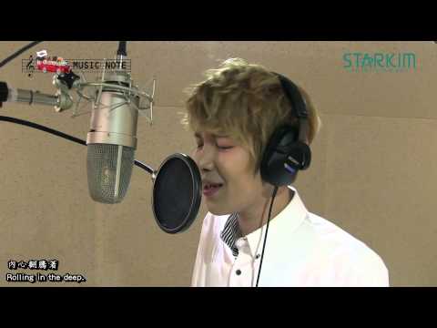 2013-07-23 Led apple Music Note #28/50►Adele - Rolling in the deep [繁中+Eng]