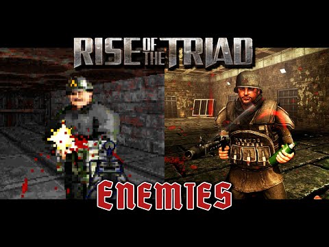 All Enemies & Bosses of Rise of the Triad (1994 - 2013)