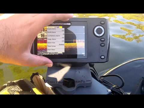 Humminbird Helix 5 review on the water from Fish Finder Mounts