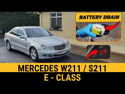 Mercedes W211 S211 Battery Drain FIX Alarm Siren Replacement Parasitic Drain Solved (DIY)