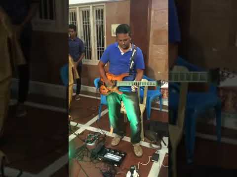 Hey unnaithaane on guitar..