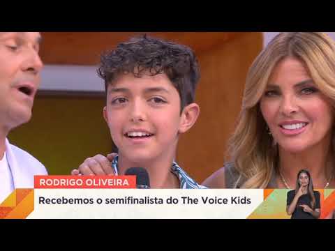 Rodrigo Oliveira do The Voice Kids na Praça da Alegria da RTP1   15 06 2023