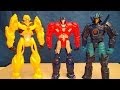 TRANSFORMERS 4 AGE OF EXTINCTION OPTIMUS PRIME BUMBLEBEE DRIFT 12 TOY REVIEW