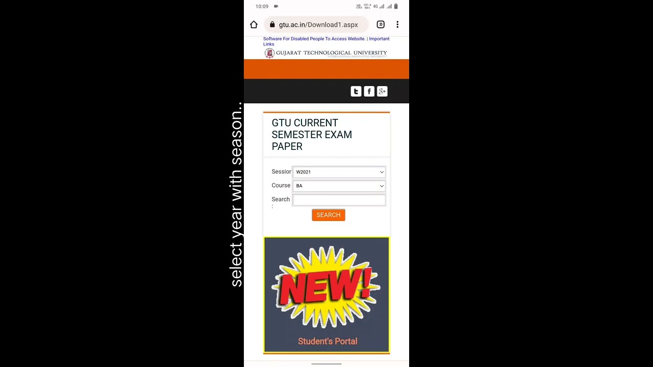 How to Download GTU Papers 🗞️ #gtu #gtunews #gtupapers #gtube. #shorts