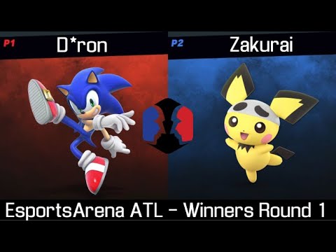 D*ron (Sonic) vs Zakurai (Pichu) - ESA ATL Smash Monthly [7]