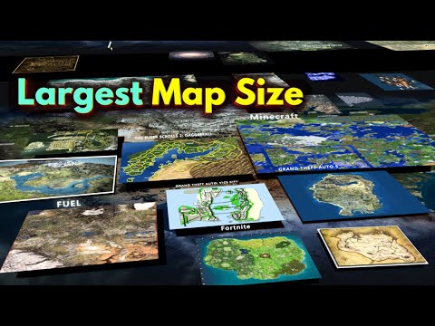 Biggest Video Game Map Size Comparison 