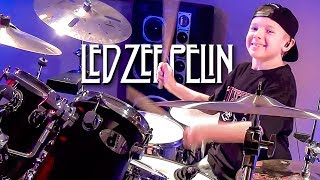 GOOD TIMES BAD TIMES - ZEPPELIN (8 year old Drummer) Drum Cover by Avery Drummer Molek