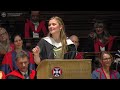 Graduations Summer 2025 Ellen S Inspirational Speech To Fellow Graduates