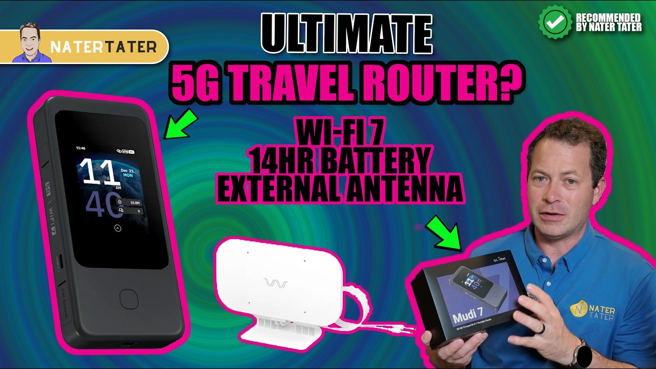 ✅GL.iNet Mudi 7 (GL-E5800) Review: The Ultimate Wi-Fi 7 5G Travel Router?