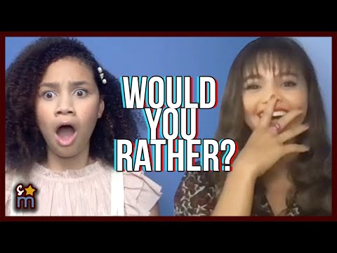 Would You Rather with the UPSIDE-DOWN MAGIC Cast | Izabela Rose & Siena Agudong