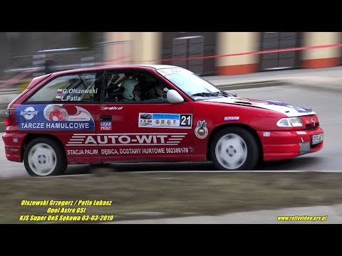 Olszewski Grzegorz / Patla Łukasz - Opel Astra GSI - KJS Super OeS Sękowa 03-03-2019
