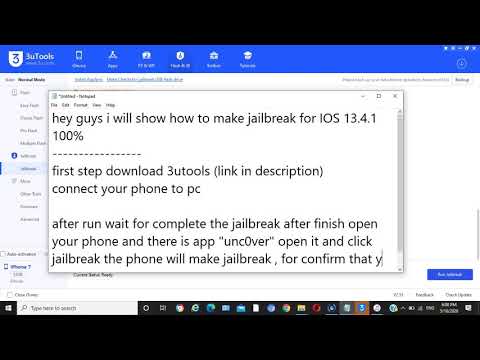 Jailbreak for IOS 13.4.1 100%