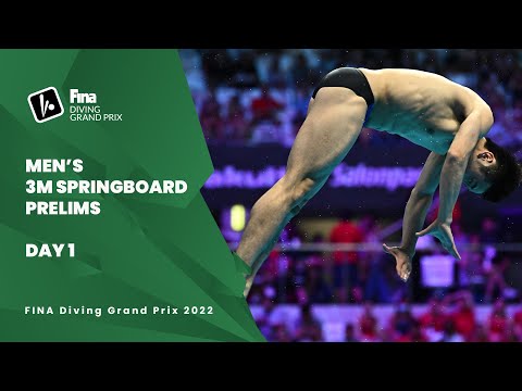 Плавание Diving | Prelims | Men | 3m Springboard | Diving Grand Prix 2022