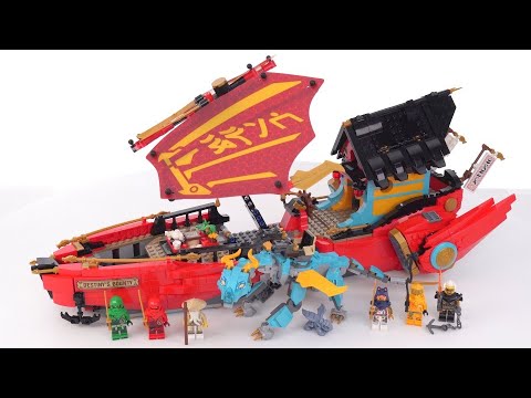 LEGO Ninjago Destiny's Bounty: Race Against Time set 71797 review! You can turn the knob on top too!