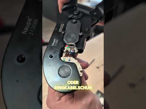 Eine Zange um sie alle zu crimpen 🧙⚡HAUPA  #elektrodaniels #elektrogott #haupa #elektriker